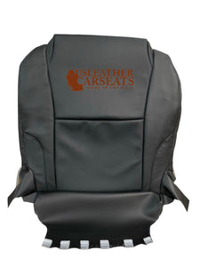 Fits 2006-2013 Lexus IS250 Driver Bottom Seat Cover Leather Perf Vinyl Black