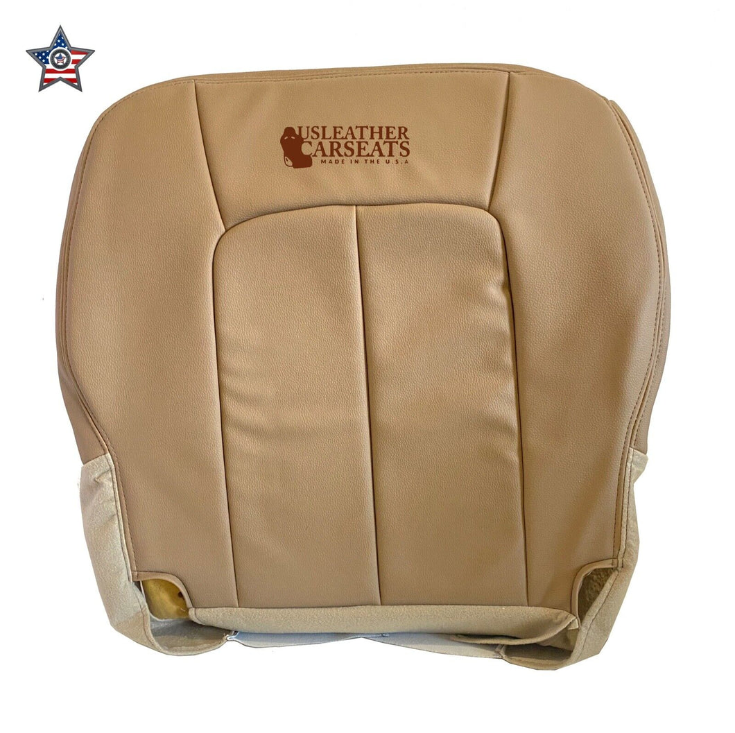 1998-999 Fits Dodge Durango, Passenger Bottom Synthetic Leather Seat Cover camel Tan