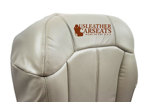 2002 Cadillac Escalade Full Front Perforated Leather Seat Covers Shale Tan