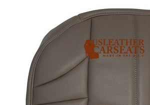 2002-2007 Fits Jeep Grand Cherokee Passenger Bottom Synthetic Leather Seat Cover Gray