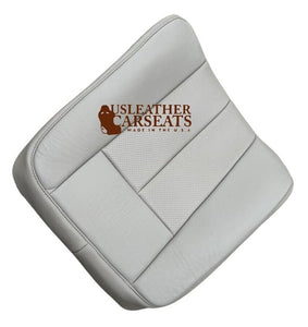 07, 08 Ford Expedition XLT Driver Lean Back Perforated Leather Seat Cover Gray