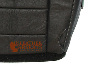 2009 Ford F250 F350 Lariat Driver Bottom Replacement Leather Seat Cover Black