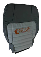 Load image into Gallery viewer, 2001 For Harley Davidson Driver Lean Back 2nd-row Leather Seat Cover 2 Tone Gray