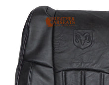 Load image into Gallery viewer, 2011 2012 Fits Dodge Ram 1500 Laramie Driver Lean Back Leather Seat Cover Dark Gray