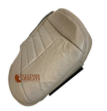Load image into Gallery viewer, 05-07 Fits Jeep Liberty Driver Bottom Replacement Leather Seat Cover Light Gray Stone