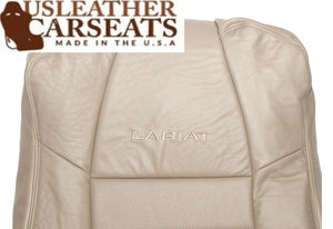 2001 2002 2003 Ford F250 - F350 Lariat Driver Lean Back Leather Seat Cover TAN