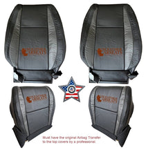 Load image into Gallery viewer, 2007-2012 Mazda CX-9 Full Front Leather Seat Covers 2 Tone Black
