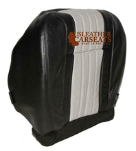 Load image into Gallery viewer, 2003 Ford F-150 Harley-Davidson Driver Side Bottom Leather Seat Cover Black/Gray