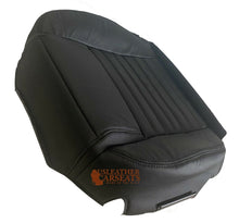 Load image into Gallery viewer, 2005-2009 Ford Mustang DRIVER Bottom Perforated Leather Seat Cover Black