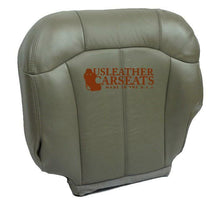 Load image into Gallery viewer, 1999-2002 Chevy Silverado Tahoe Driver Bottom Synthetic Leather Seat Cover Gray