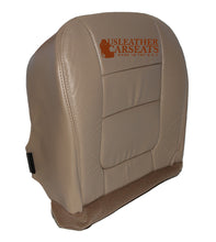 Load image into Gallery viewer, 2001 F250 F350 Lariat Passenger Bottom Leather Perforated Vinyl Seat Cover TAN