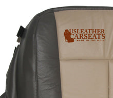 Load image into Gallery viewer, 2008 Ford Expedition Driver Bottom Leather/Vinyl Seat Cover 2 Tone Tan