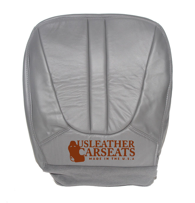 1997 97 Ford Expedition Eddie Bauer Passenger Bottom Leather Seat Cover Gray