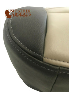 2009-2013 Fits Dodge Ram Passenger Bottom Vinyl Replacement Seat Cover 2 Tone Gray