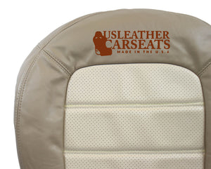 2002-2005 Ford Explorer Passenger . Bottom Leather Seat Cover two tone Tan