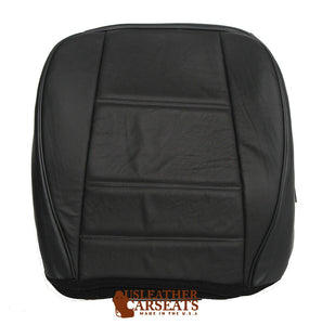 2003 Ford Mustang Driver Side Bottom Replacement Leather Seat Cover Black
