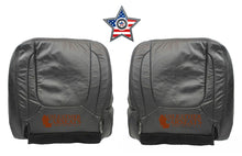 Load image into Gallery viewer, 2004 2005 Fits Dodge Ram Driver &amp; Passenger Bottom Leather Seat Covers Dark Gray