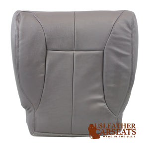1998 Fits Dodge Ram 3500 Laramie Driver Side Bottom Synthetic Leather Seat Cover Gray