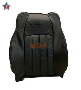 2005-2010 Fits Chrysler 300C LX Limited Driver Lean Back Leather Seat Cover Black