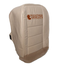 Load image into Gallery viewer, 2004 Ford F250 F350 Lariat Driver Bottom Leather Seat Cover Medium Parchment Tan
