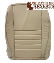 Load image into Gallery viewer, 1999-2004 Ford Mustang GT V8 Driver Bottom Replacement Leather Seat Cover Tan
