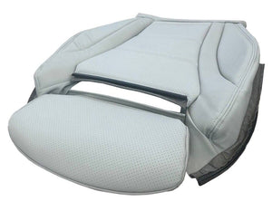 2015 - 2021 For Mercedes Benz C Class Driver Bottom Perf Leather Seat Cover Gray