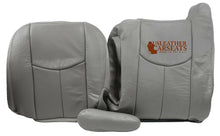 Load image into Gallery viewer, 2003 2004 2005 2006 2007 Chevy Suburban Driver Complete Leather Seat Cover Gray