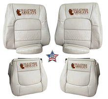 Load image into Gallery viewer, 04 2005 2006 2007 Fits Lexus LX470 Full Front OEM Leather Seat Covers Color Tan
