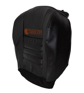 99-04 Ford Mustang GT V8 Passenger Bottom Perforated Leather Seat Cover Black