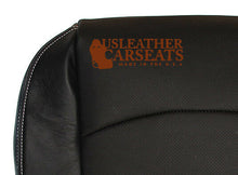Load image into Gallery viewer, 2009-2012 Fits Dodge Ram Laramie 1500 2500 Driver Bottom Leather Seat Cover Dark Gray