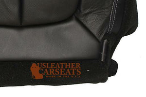 2010 Ford F150 Lariat XLT FX4 Driver Bottom Perforated Leather Seat Cover Black