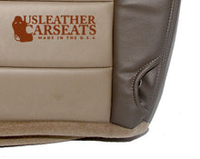 Load image into Gallery viewer, 2003 2004 Ford Excursion Eddie Bauer Driver Bottom Leather Seat Cover 2 Tone Tan