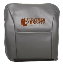 Load image into Gallery viewer, 2001 2002 Ford F150 Lariat Driver Lean Back Replacement Leather Seat Cover Gray