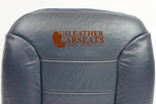 Load image into Gallery viewer, 1995-1999 GMC Sierra Tahoe Driver Side Bottom Leather Seat Cover Blue