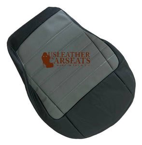 2001 For Harley Davidson Driver bottom 2nd-row Leather  Seat Cover 2 Tone Gray