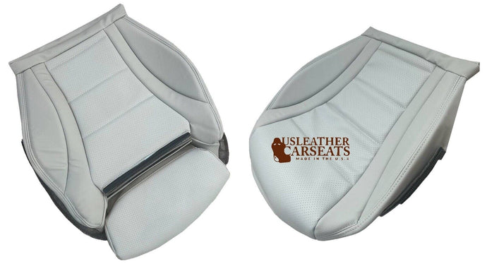 2015 For Mercedes Benz C300 Driver &Passenger Bottom Leather Seat Cover Gray