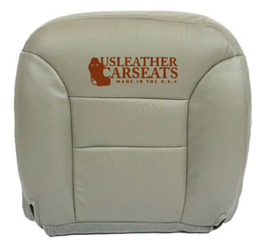 1995-1999 Chevy Suburban Tahoe Driver Bottom Synthetic Leather Seat Cover Gray