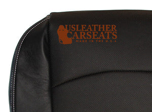 2009-2012 Fits  Dodge Ram 2500 3500 Full Front Leather Seat Cover Dark Gray