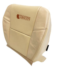 Load image into Gallery viewer, 2008 Cadillac Escalade Driver Bottom Leather Perforated Vinyl Seat Cover Tan