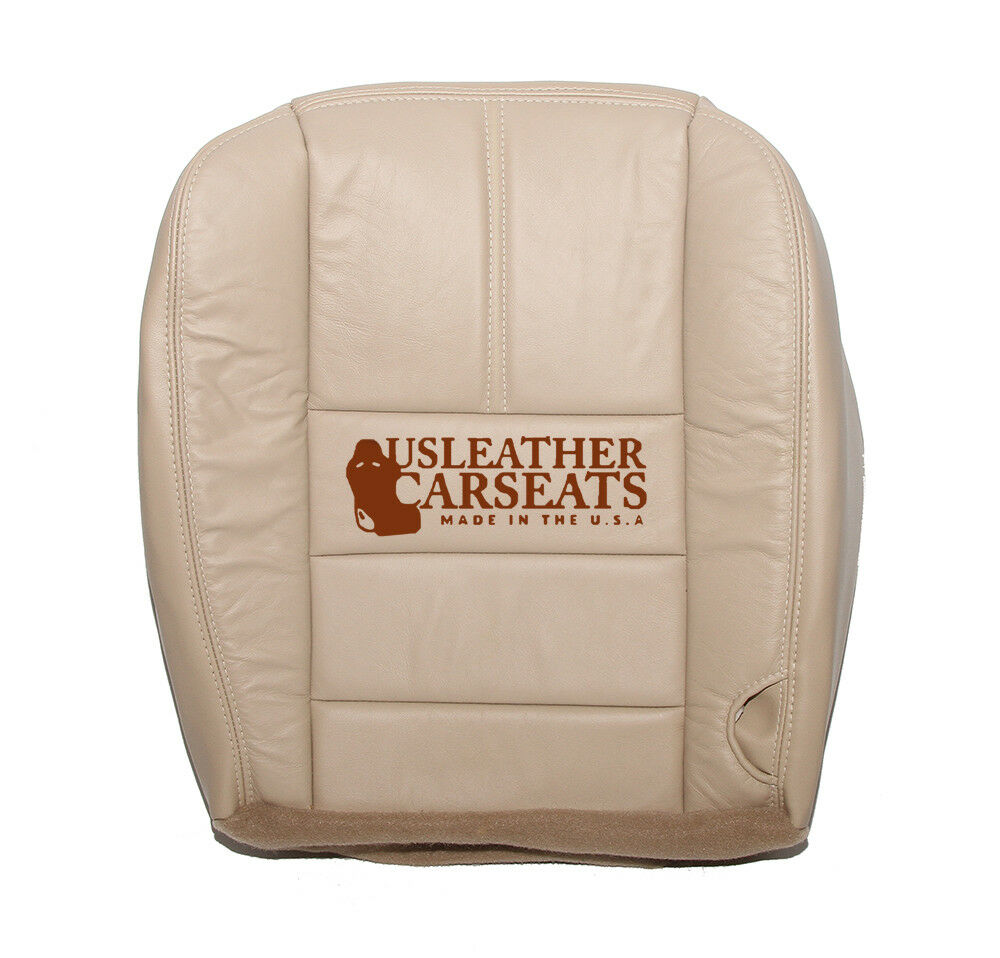 2008 2009 2010 Ford F250 F350 Leather - Driver Bottom Seat Cover - Camel TAN