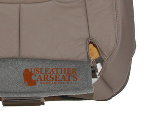 2003 Fits Dodge Ram Laramie Driver Side Bottom Synthetic Leather Seat Cover Taupe Tan