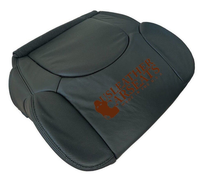 2007-2010 For Nissan Pathfinder Driver Side Bottom perf Leather Seat Cover BLK
