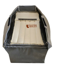 Load image into Gallery viewer, 05-07 Fits Jeep Liberty Driver Bottom Replacement Leather Seat Cover Light Gray Stone