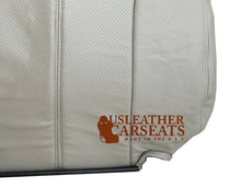 Load image into Gallery viewer, 02 Cadillac Escalade Passenger EXT Lean Back Perforated Leather Seat Cover Shale
