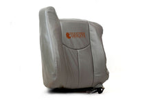 Load image into Gallery viewer, 2003-2007 Chevy Silverado Suburban Passenger Lean Back Leather Seat Cover Gray