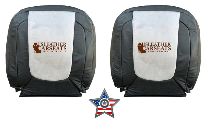 05 For Dodge Ram 2500 Laramie Left &Right Lean Back Leather Seat Cover Dark Gray