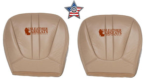 2000-02 Ford Expedition Eddie Bauer Driver&Passenger Bottom vinyl Seat Cover TAN