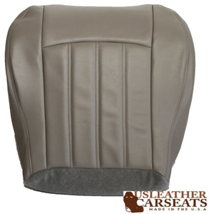 2006-2010 Fits Chrysler 300 Passenger Side Bottom Leather Seat Cover Light Stone Gray