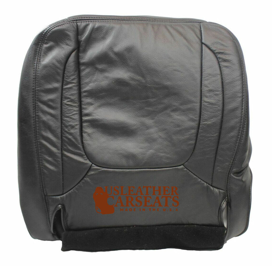 04 05 Fits Dodge Ram 3500 Laramie DRIVER Side Bottom Leather Seat Cover Dark Gray
