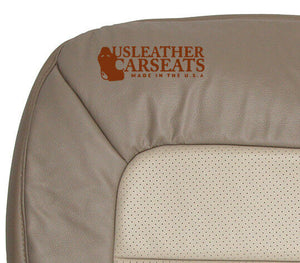 2005 Ford Expedition Perforated Driver Bottom Leather Seat Cover 2 Tone Tan